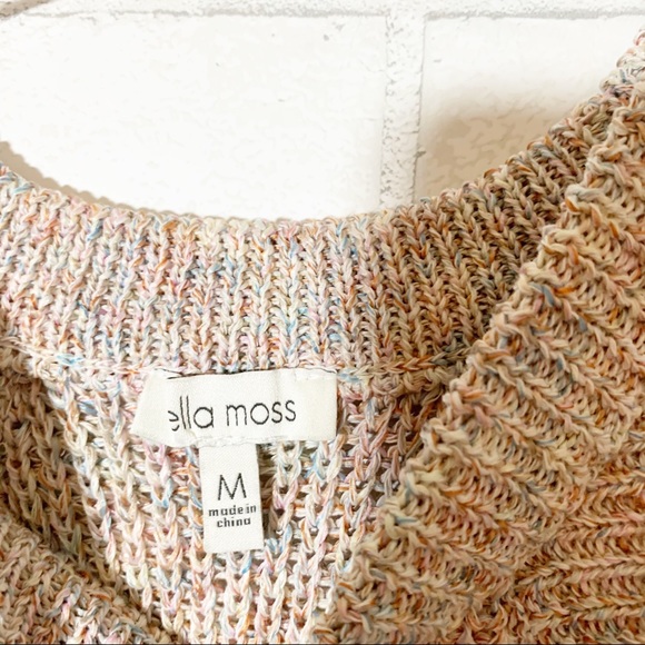 NWOT Ella Moss Speckled Margie Knit Halter Top M - Picture 7 of 10